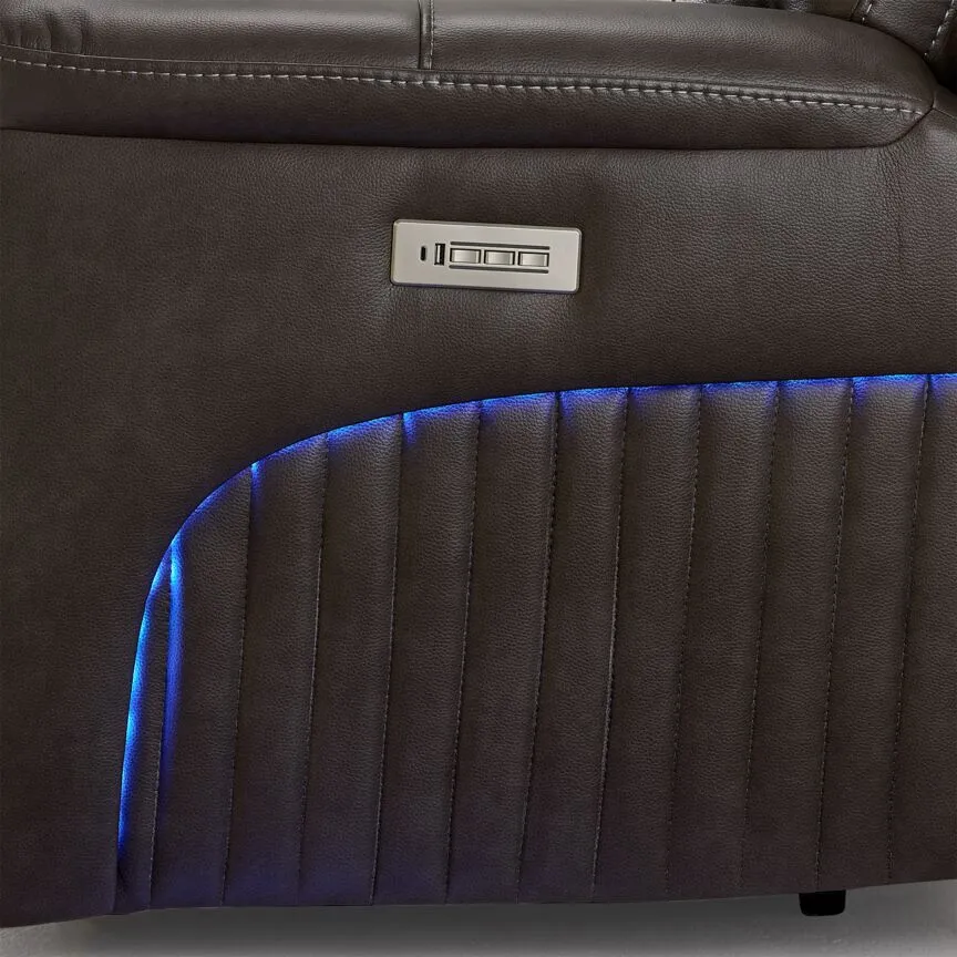 Matrix Triple Power Recliner - Smoke