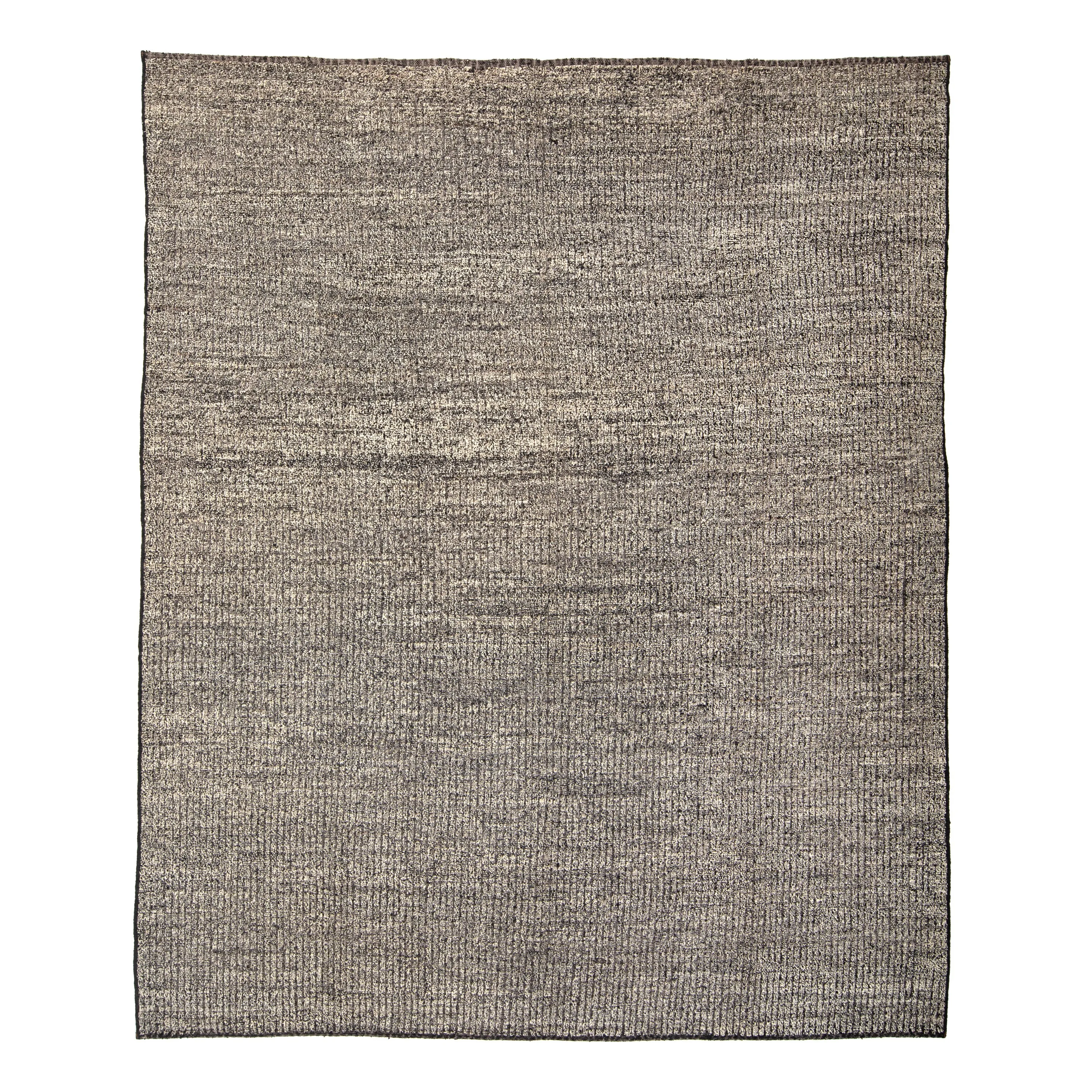 Multicolored Zameen Transitional Wool Rug - 9'10" x 11'2"
