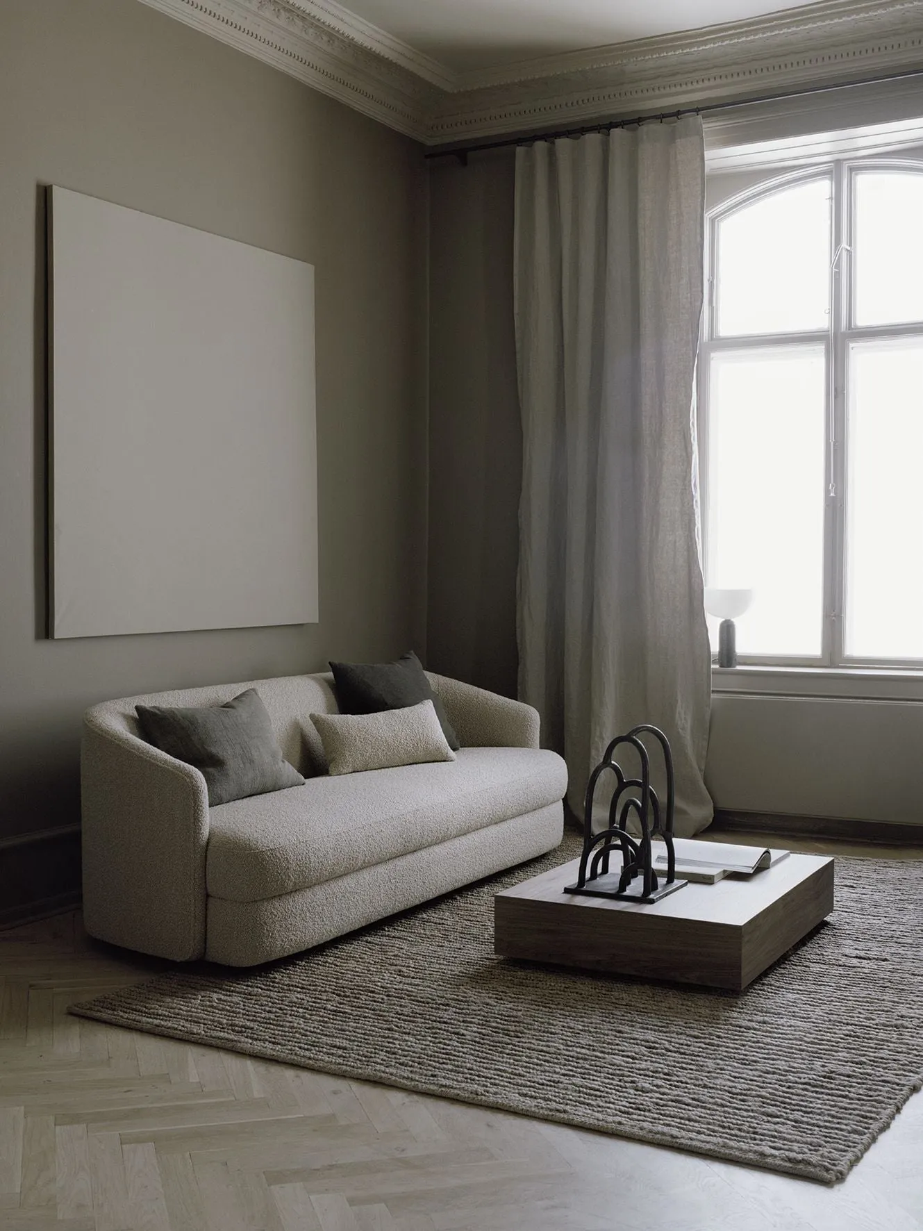 New Works Covent Sofa 3 Seater, Duna 003