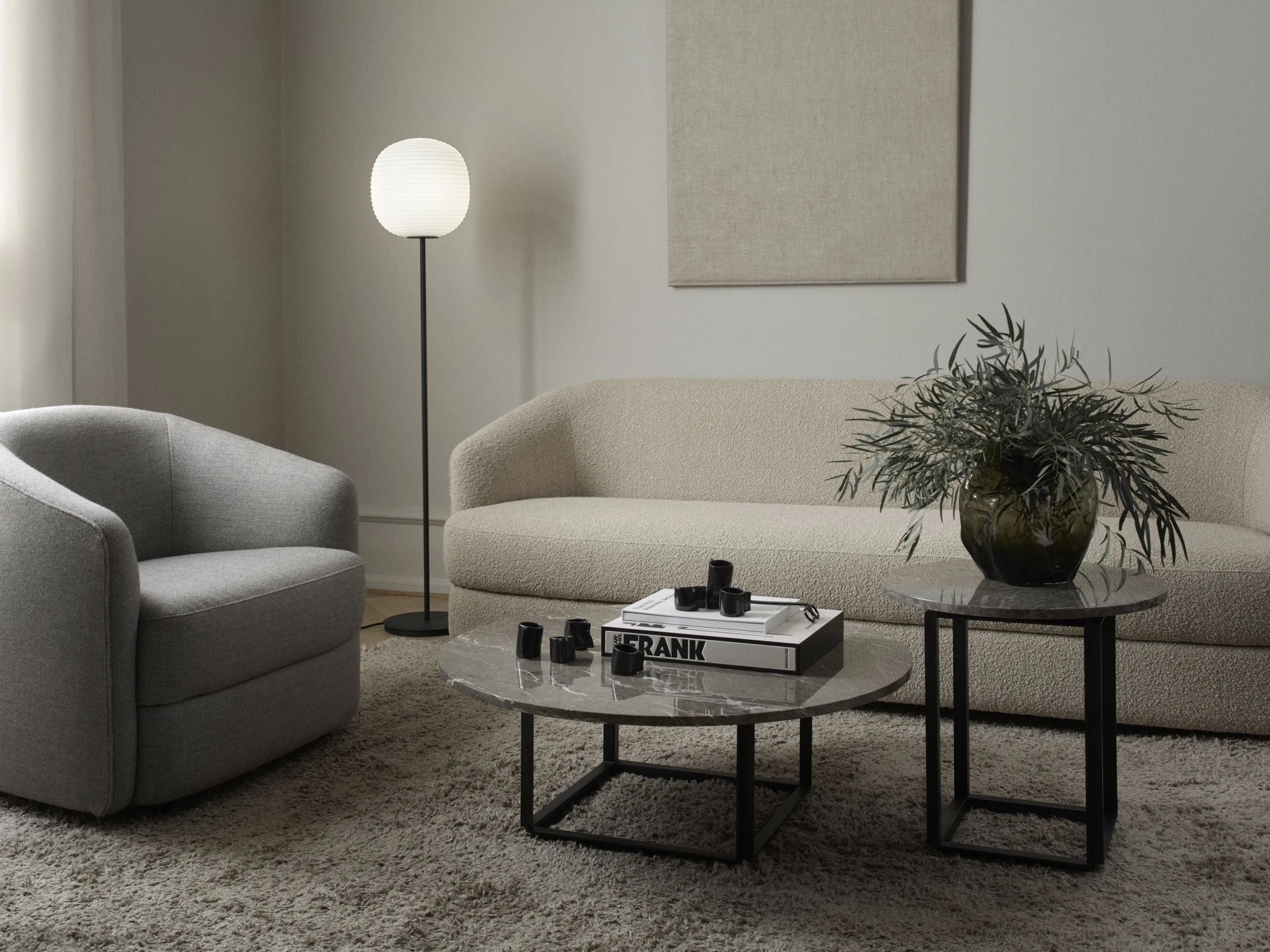 New Works Covent Sofa 3 Seater, Duna 003
