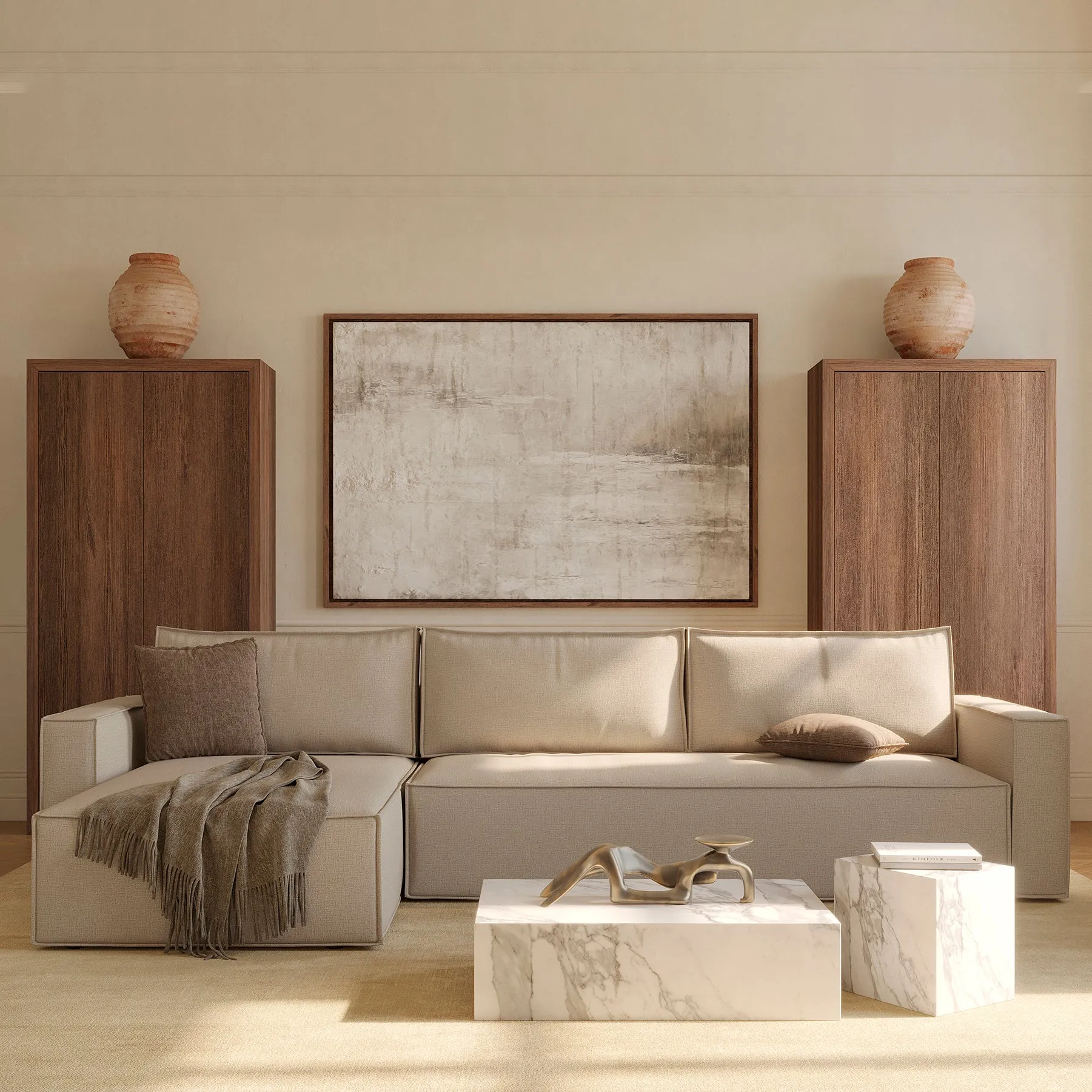 Newilla Standard Arms Sofa Bed with Chaise