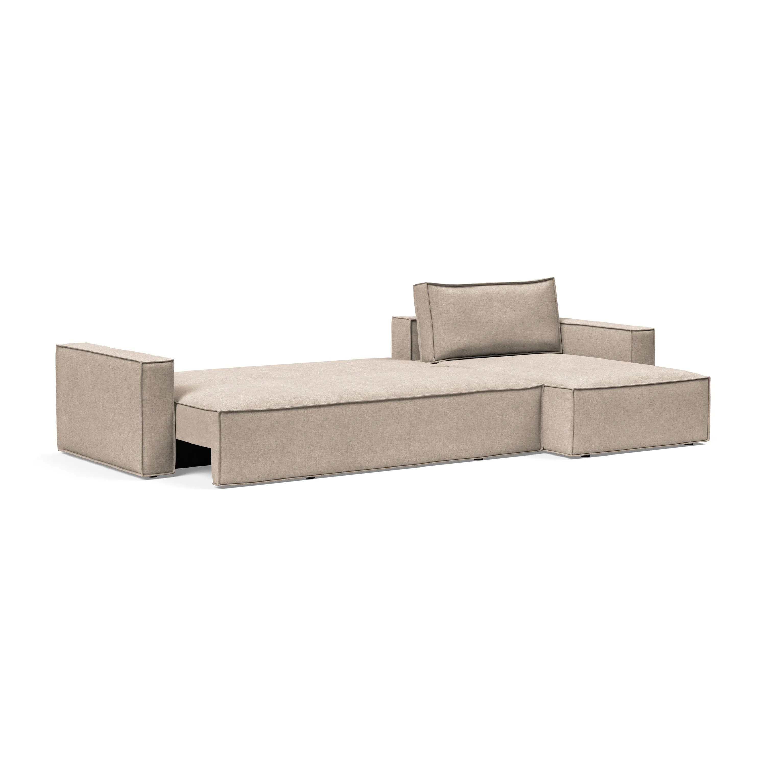 Newilla Standard Arms Sofa Bed with Chaise