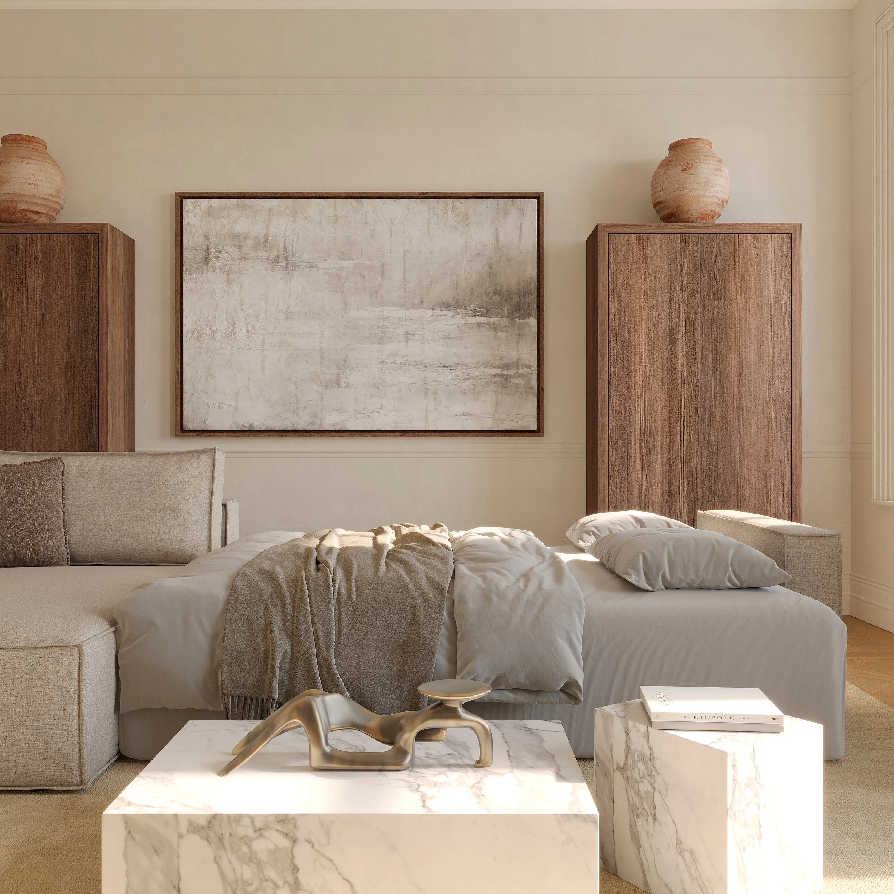 Newilla Standard Arms Sofa Bed with Chaise