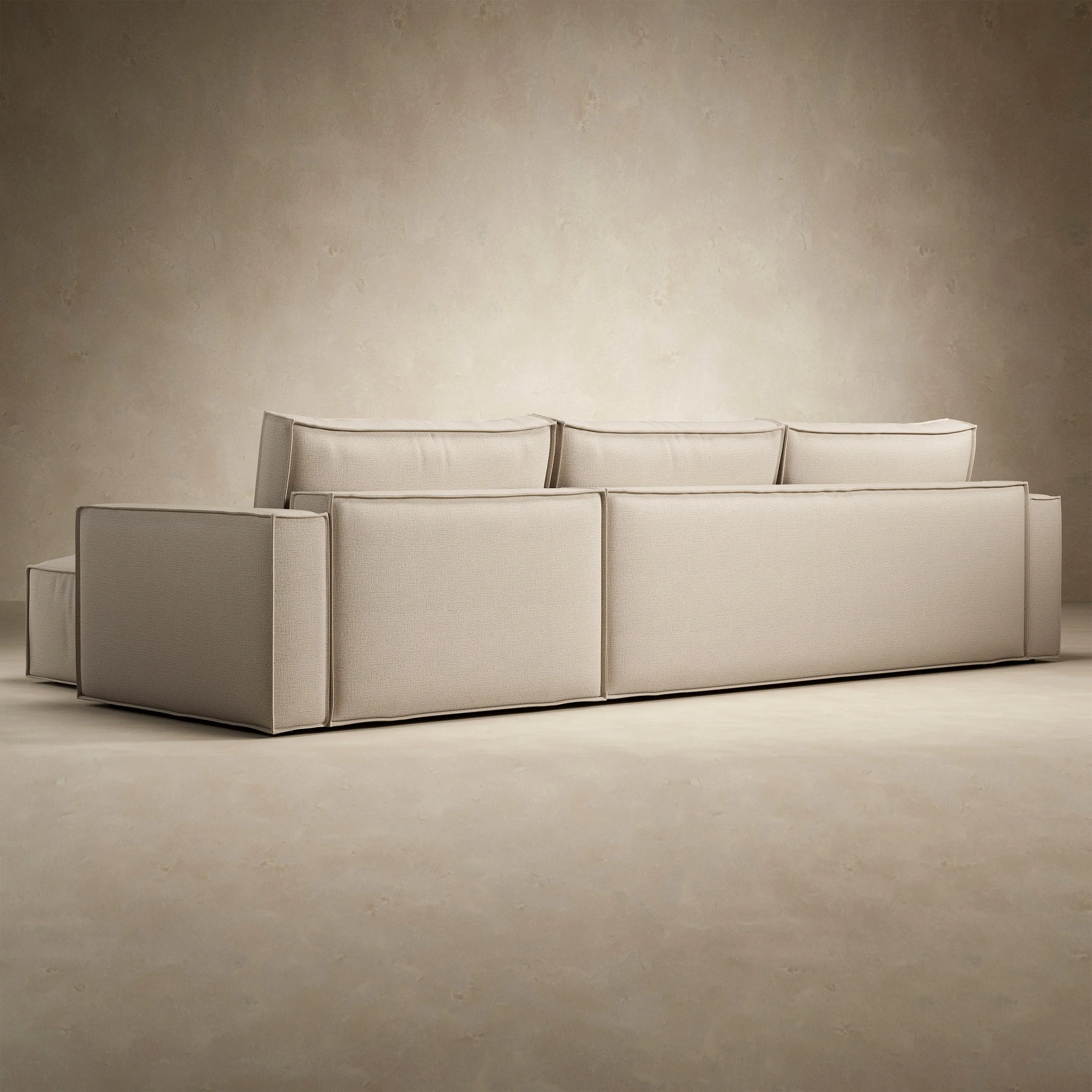 Newilla Standard Arms Sofa Bed with Chaise