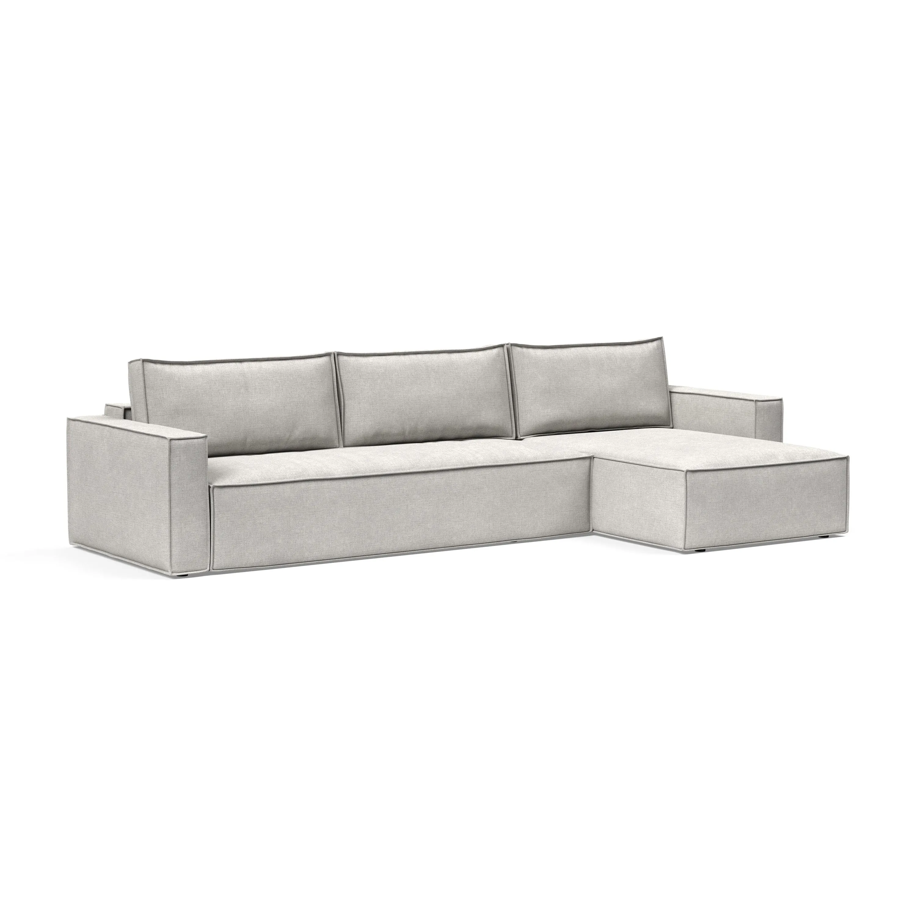 Newilla Standard Arms Sofa Bed with Chaise