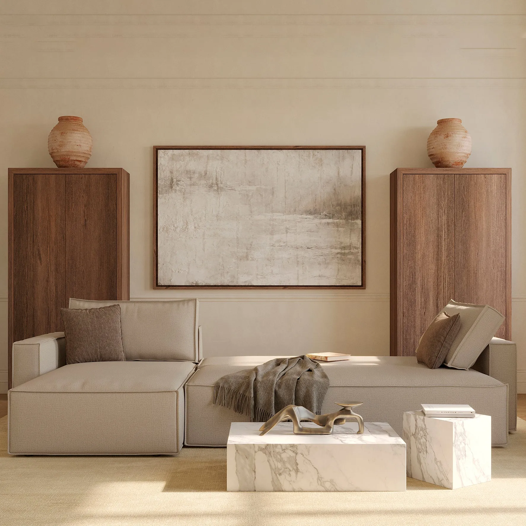 Newilla Standard Arms Sofa Bed with Chaise
