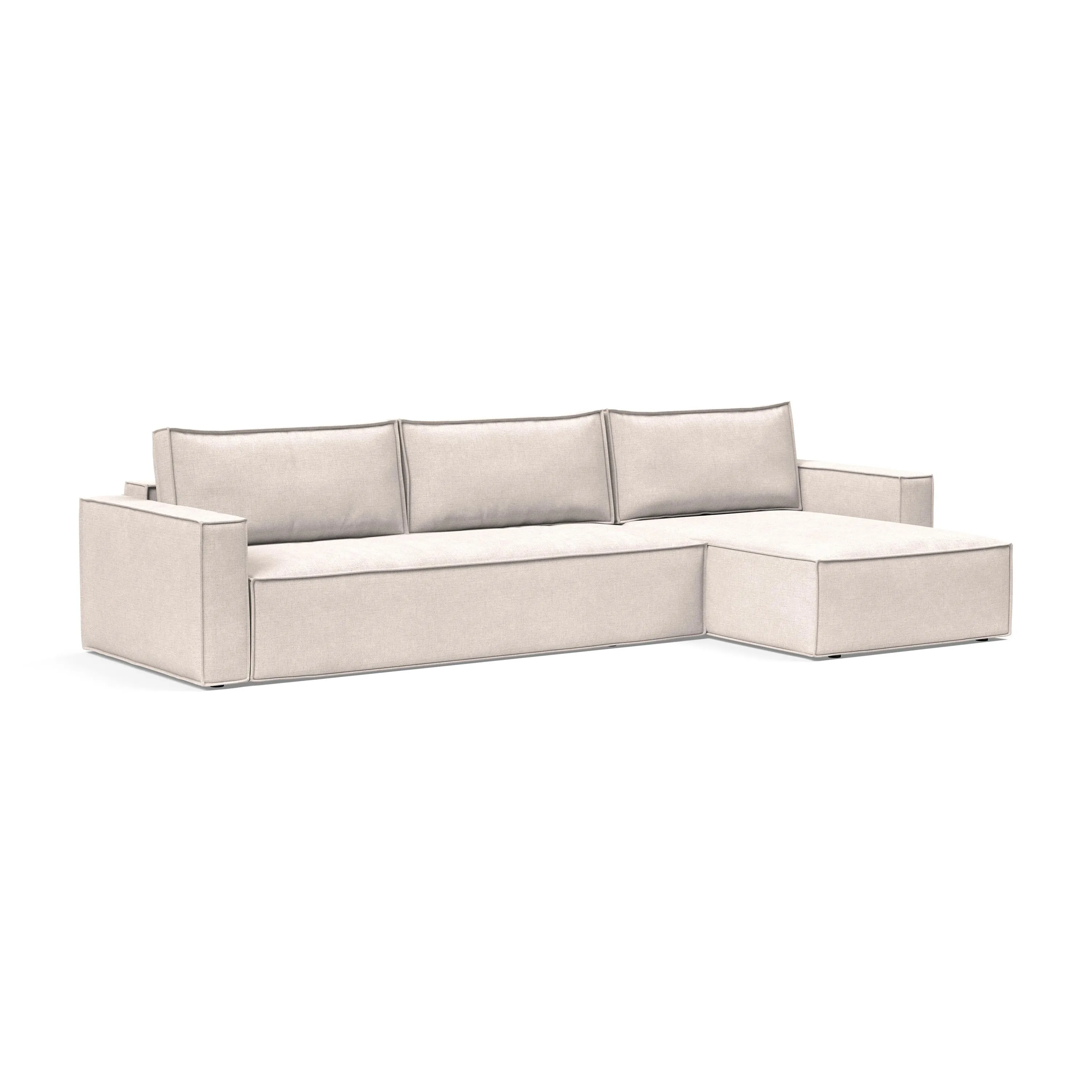 Newilla Standard Arms Sofa Bed with Chaise