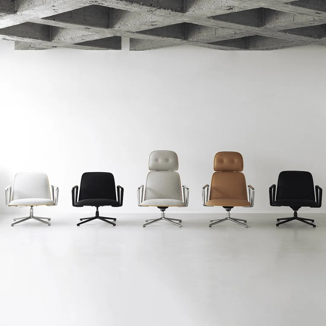 Pad Lounge Chair - Low, Swivel Base