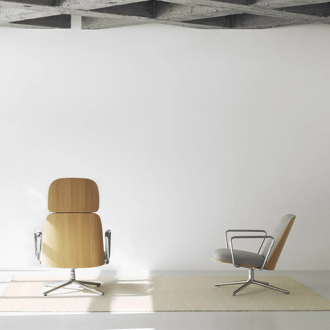 Pad Lounge Chair - Low, Swivel Base