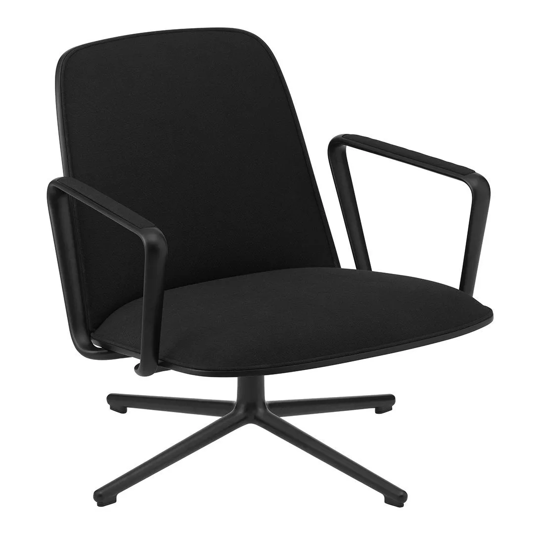 Pad Lounge Chair - Low, Swivel Base