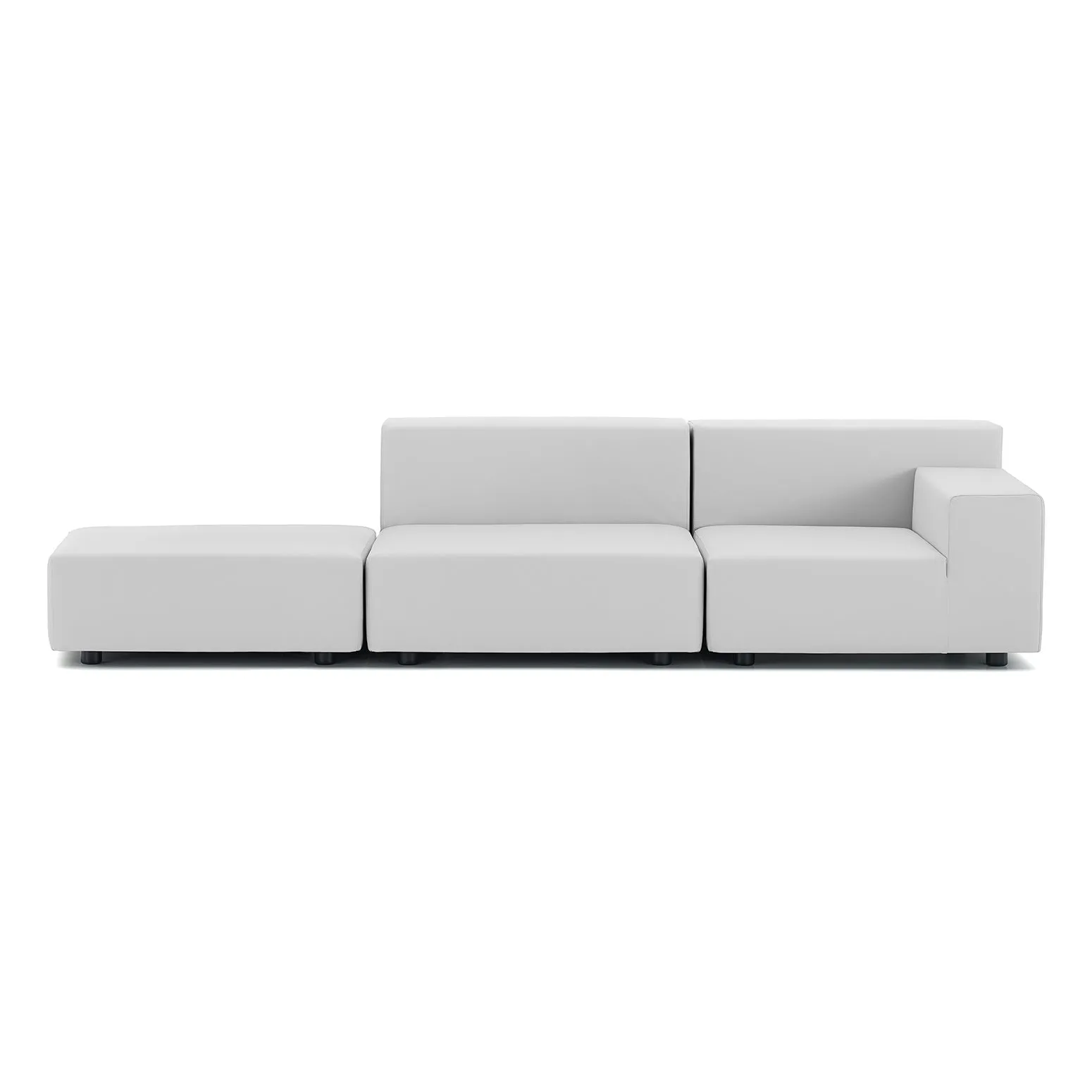 Plastics Tech Two Seater Sofa   Ottoman