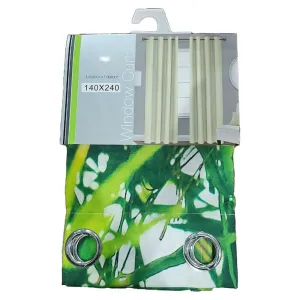 Ready Made Printed Curtain (Floral) 140 x 240cm
