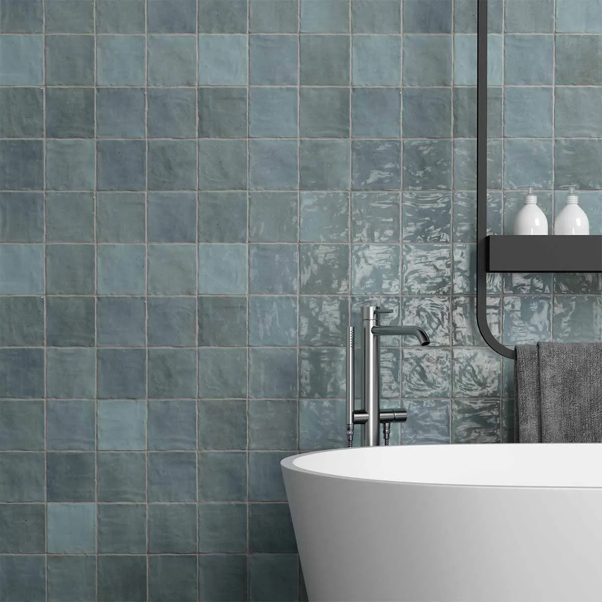 Riad Aqua Decor Wall Tile 10x10cm Gloss
