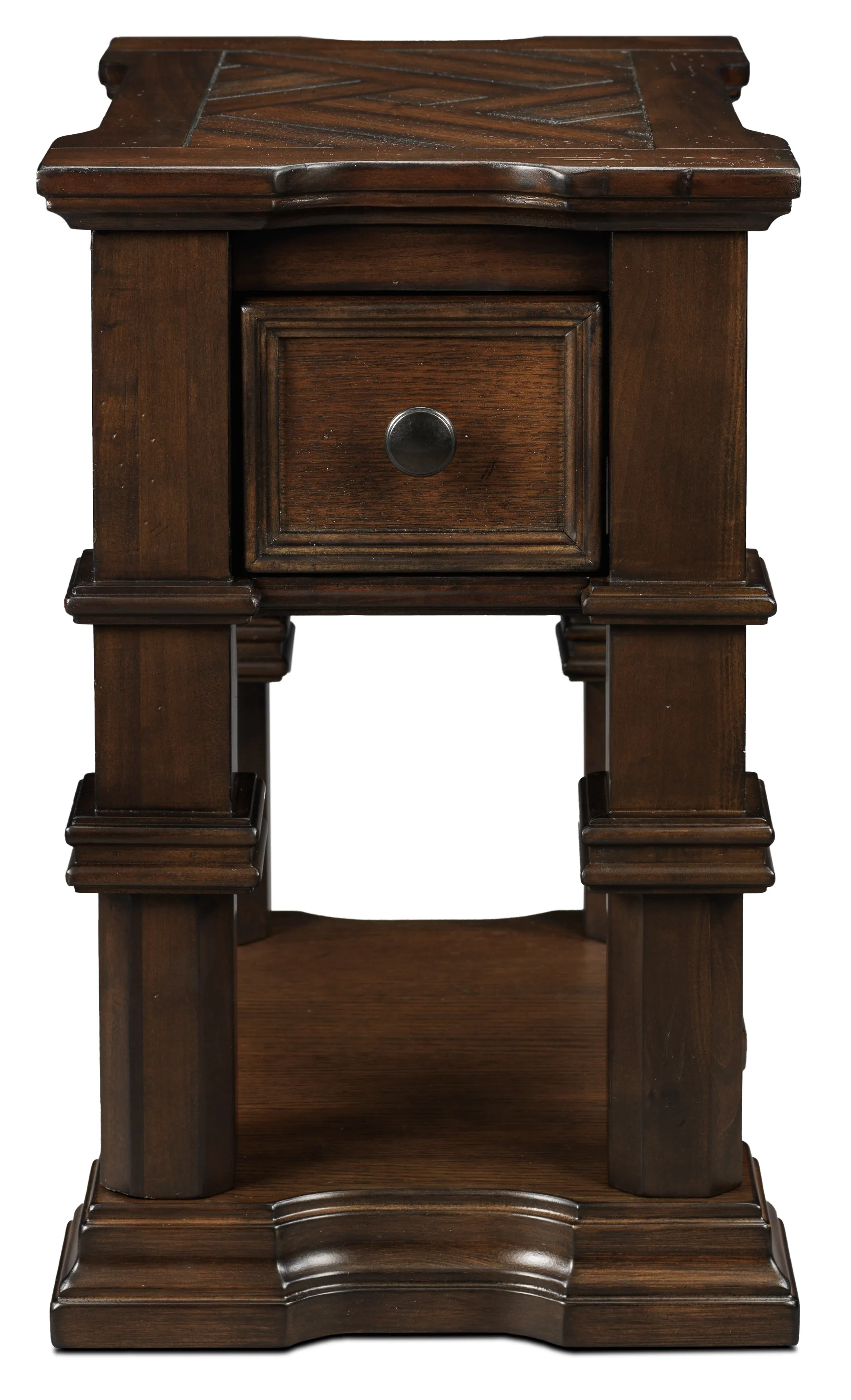 Roman 22" Chairside Table - Walnut