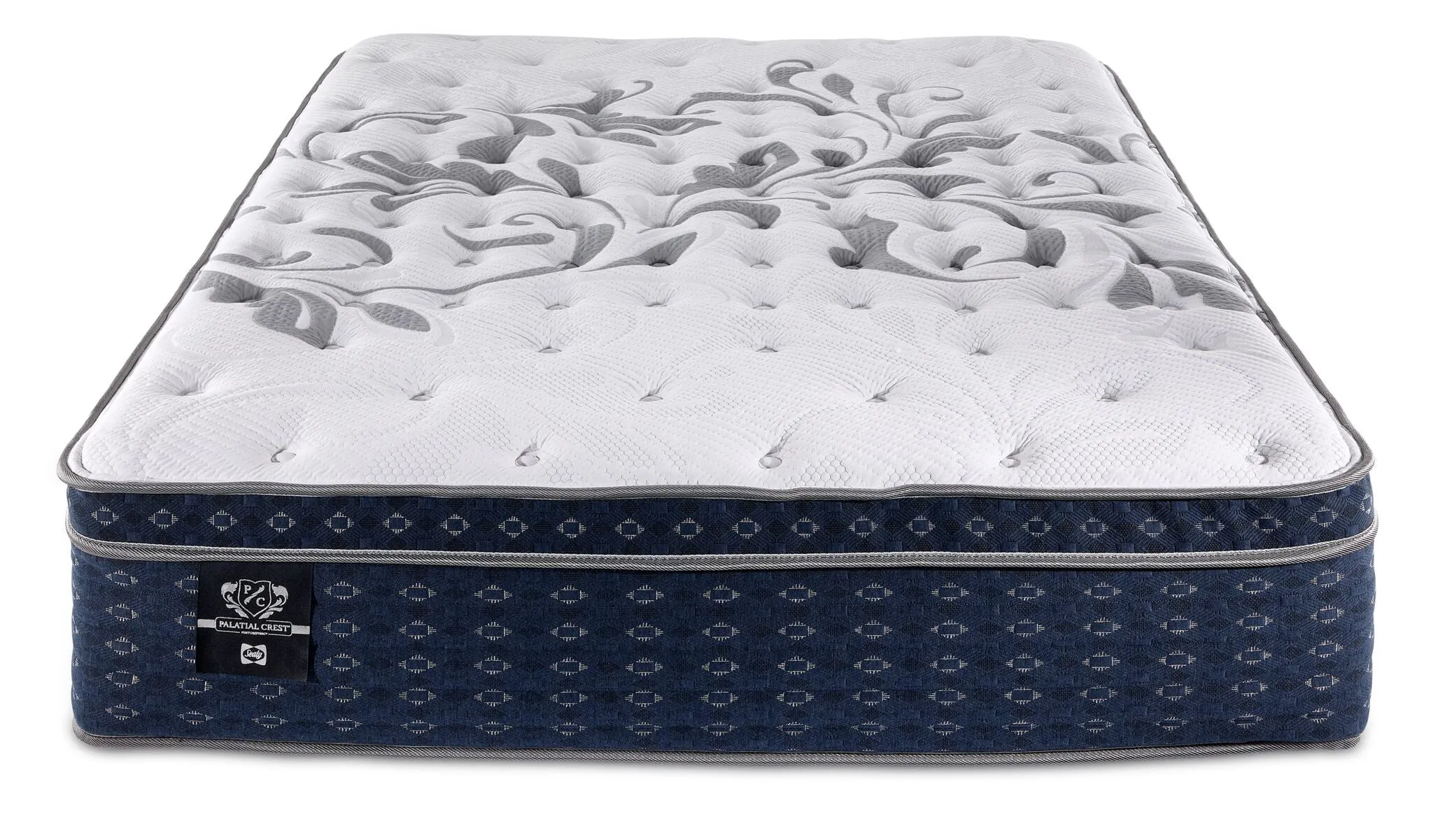 Sealy Posturepedic® Palatial Crest® Kamden Medium Eurotop Full Mattress and Boxspring Set
