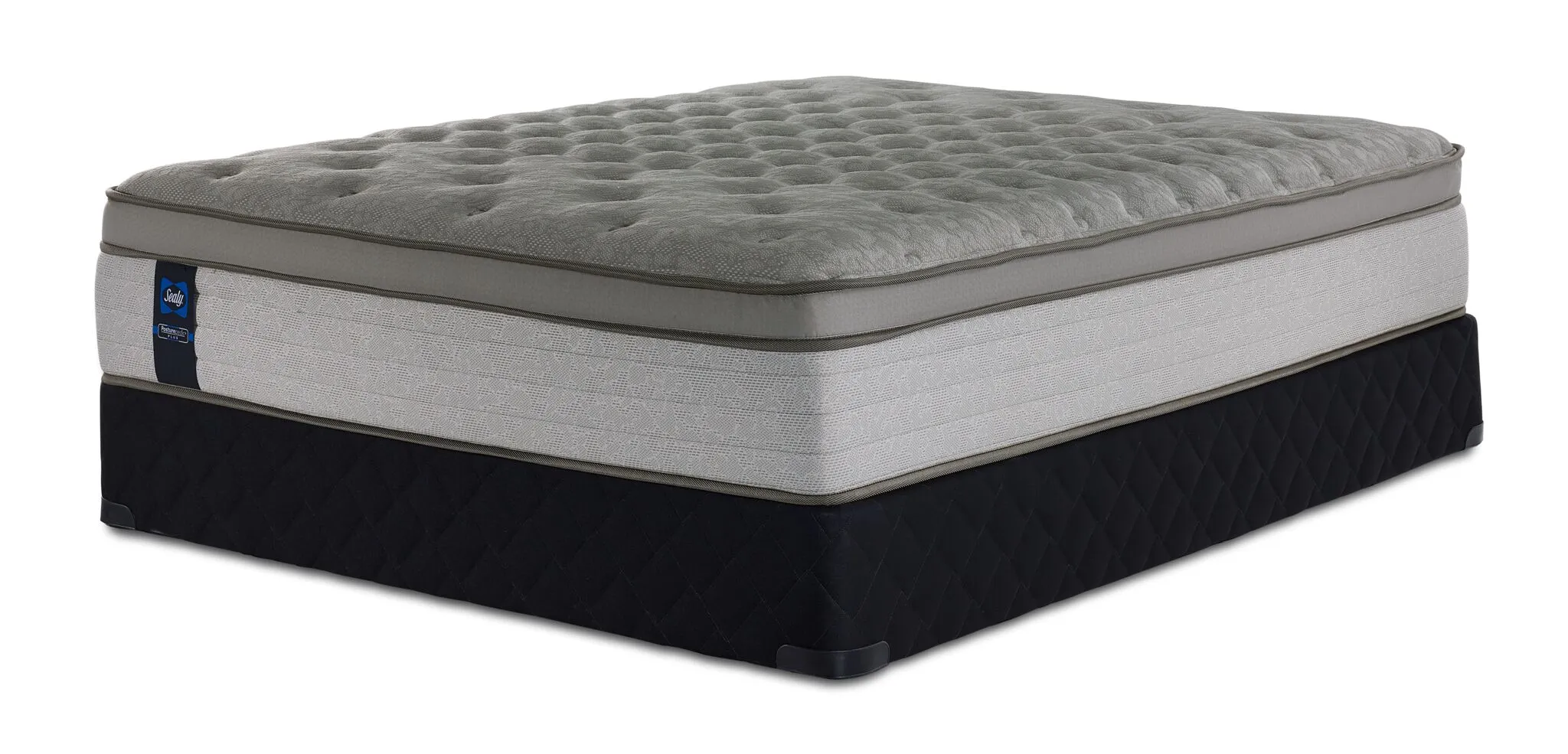 Sealy Posturepedic® Plus Sterling Milana II Luxury Plush Eurotop Queen Mattress and Boxspring Set