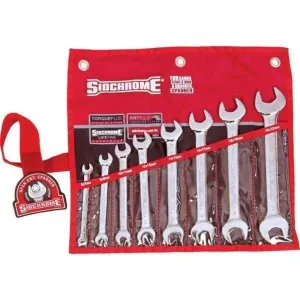 Sidchrome Spanner Open End 8pc Set (6-19mm) Metric