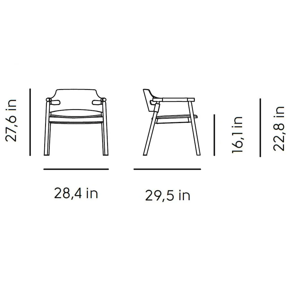 Suite AP L CU Lounge Armchair