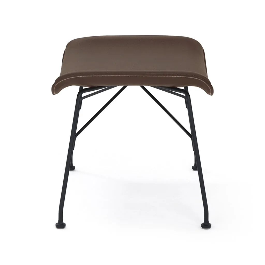 S/Wood Upholstered Stool