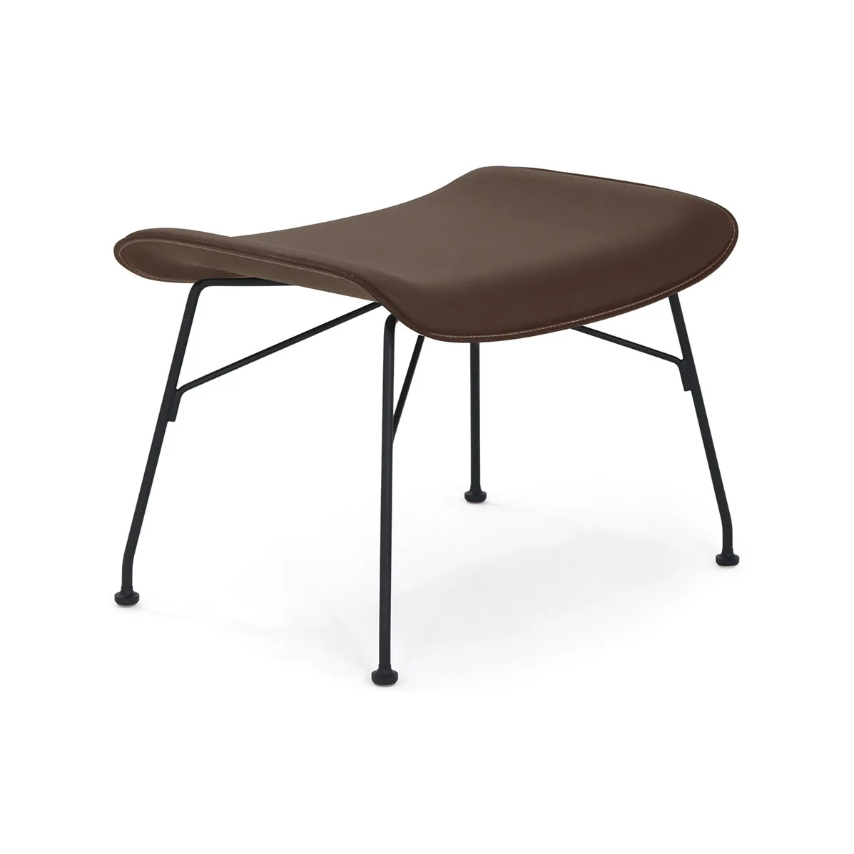 S/Wood Upholstered Stool