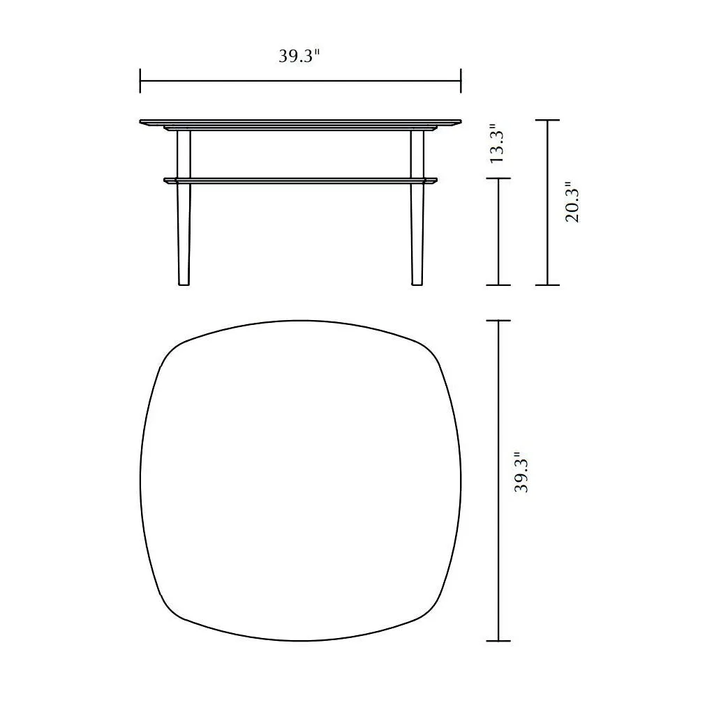 Together Square Coffee Table