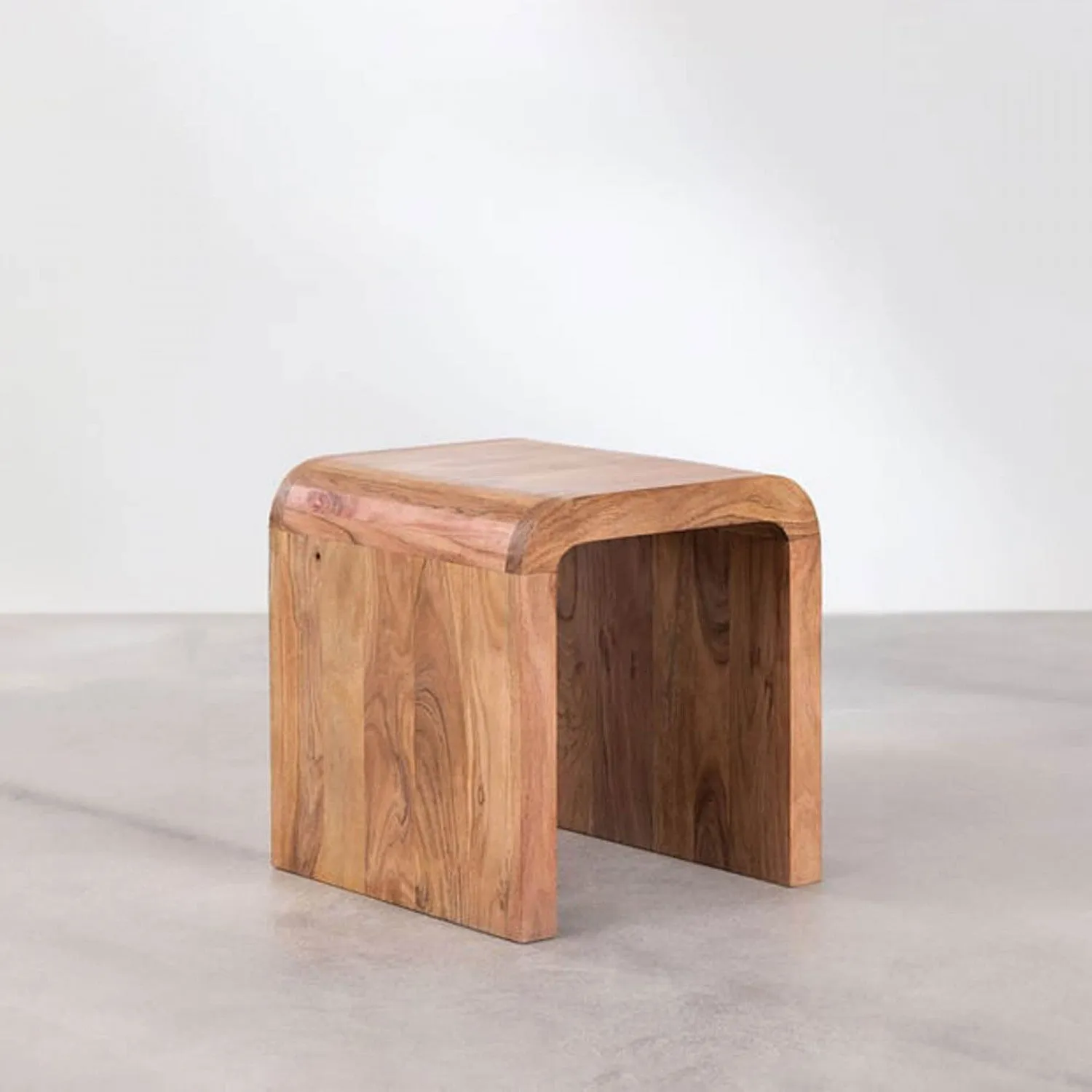 Torgin Curve Side Table - Brown
