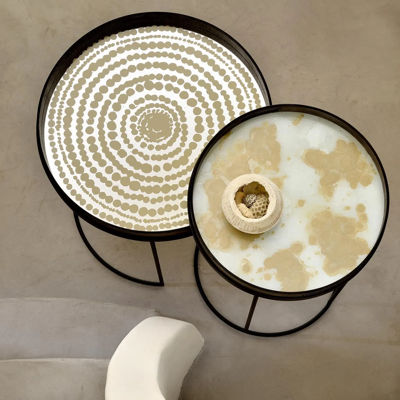 Tray Round Side Table