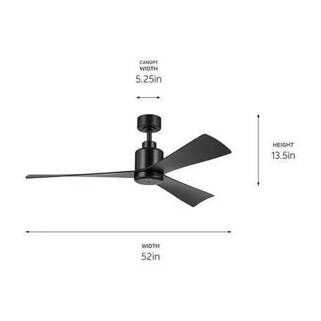True 52" Ceiling Fan