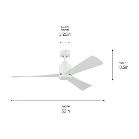 True 52" Ceiling Fan