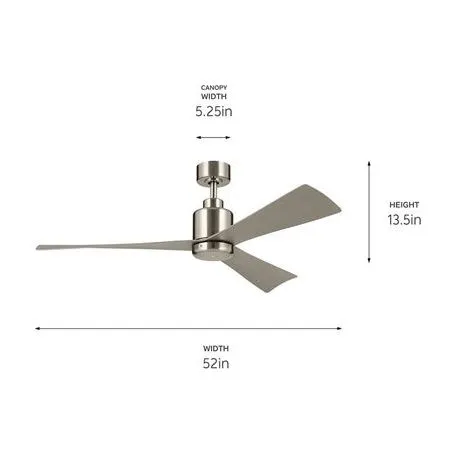 True 52" Ceiling Fan