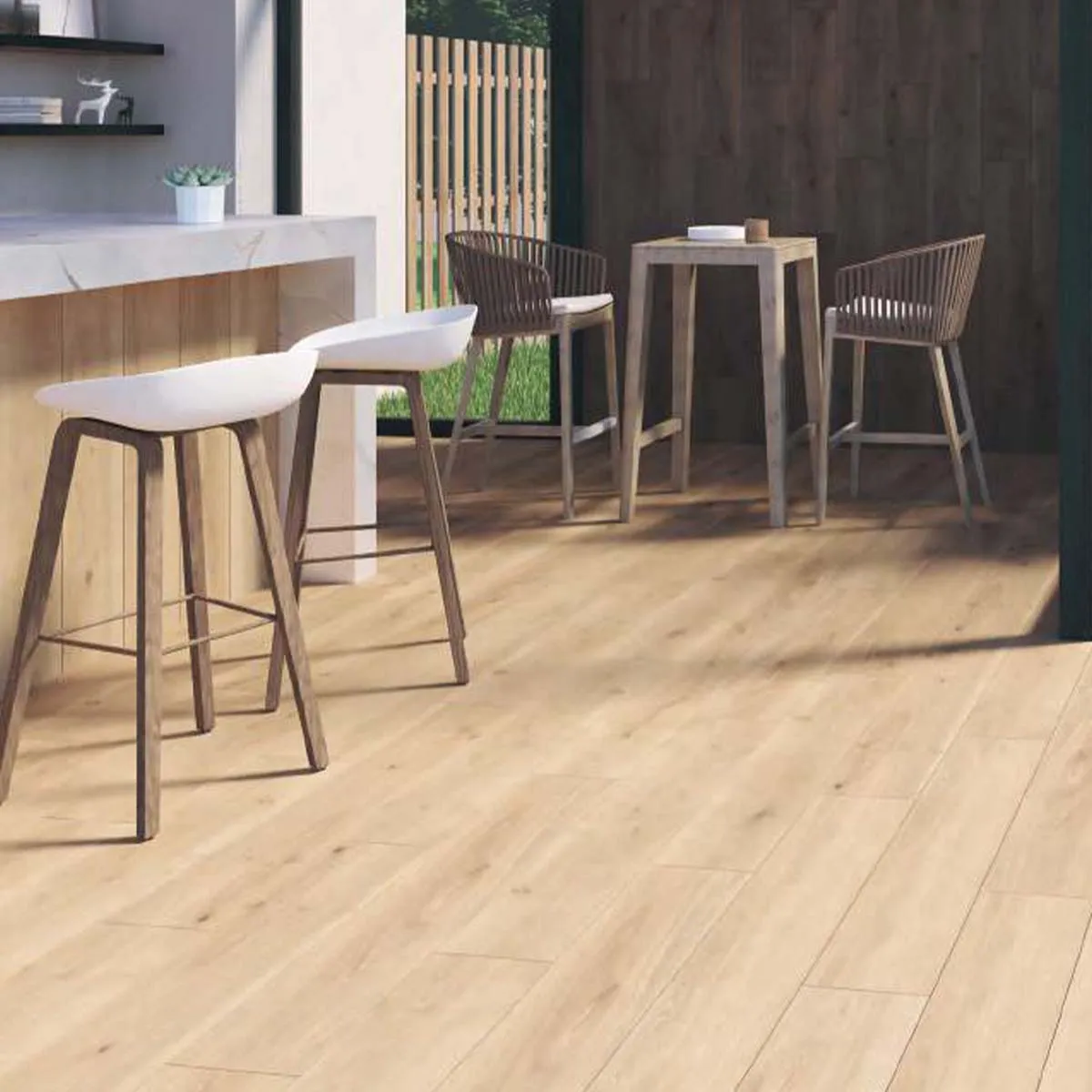 Versat Natural Wood Effect Porcelain Tile 30x150cm Matt