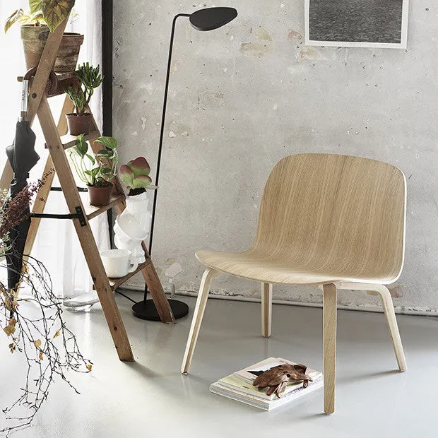 Visu Chair, Lounge, Natural Oak