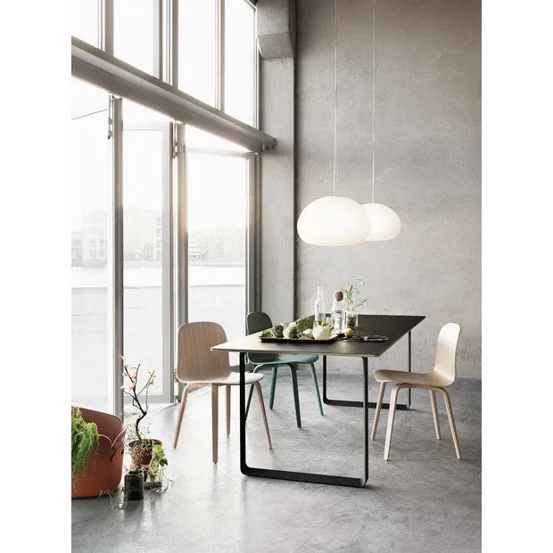 Visu Chair, Wood Base, Oak/Oak