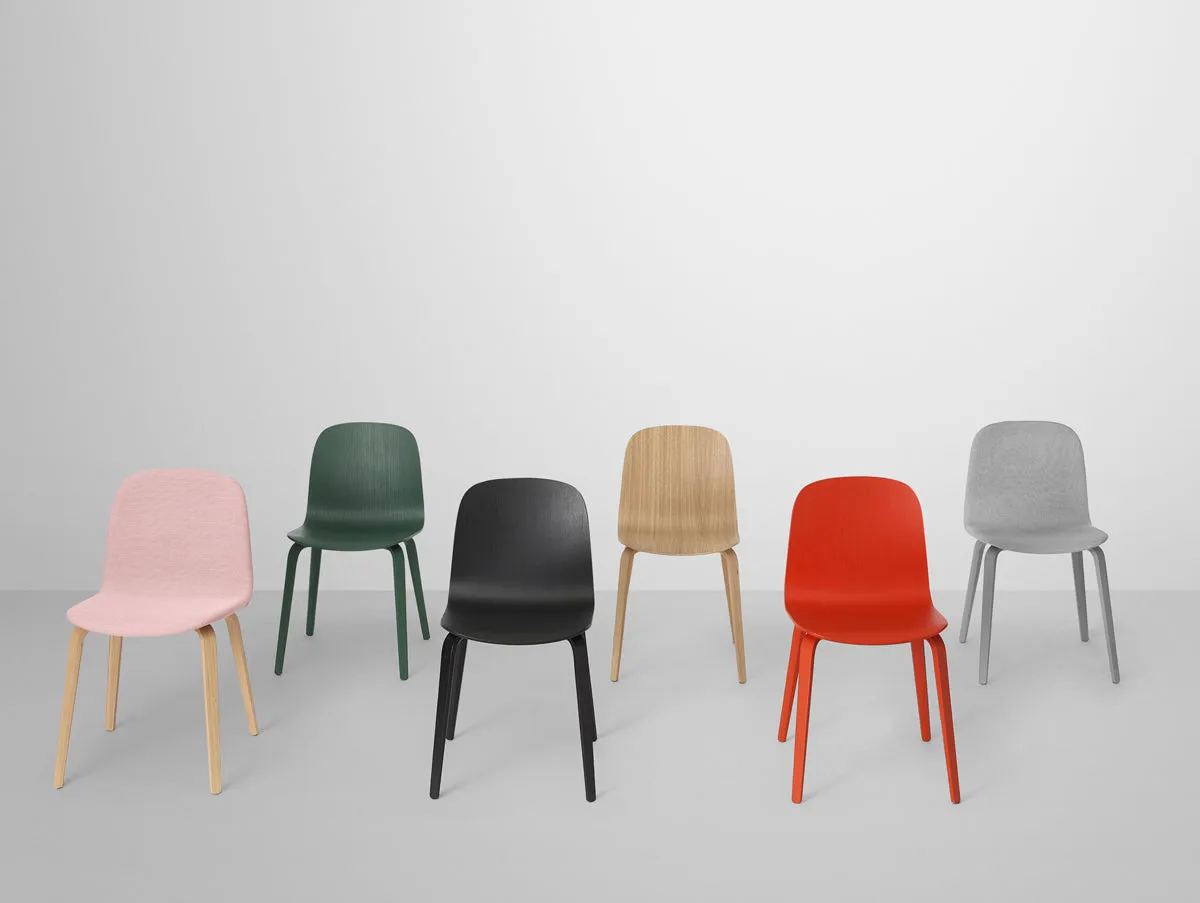 Visu Chair, Wood Base, Oak/Oak