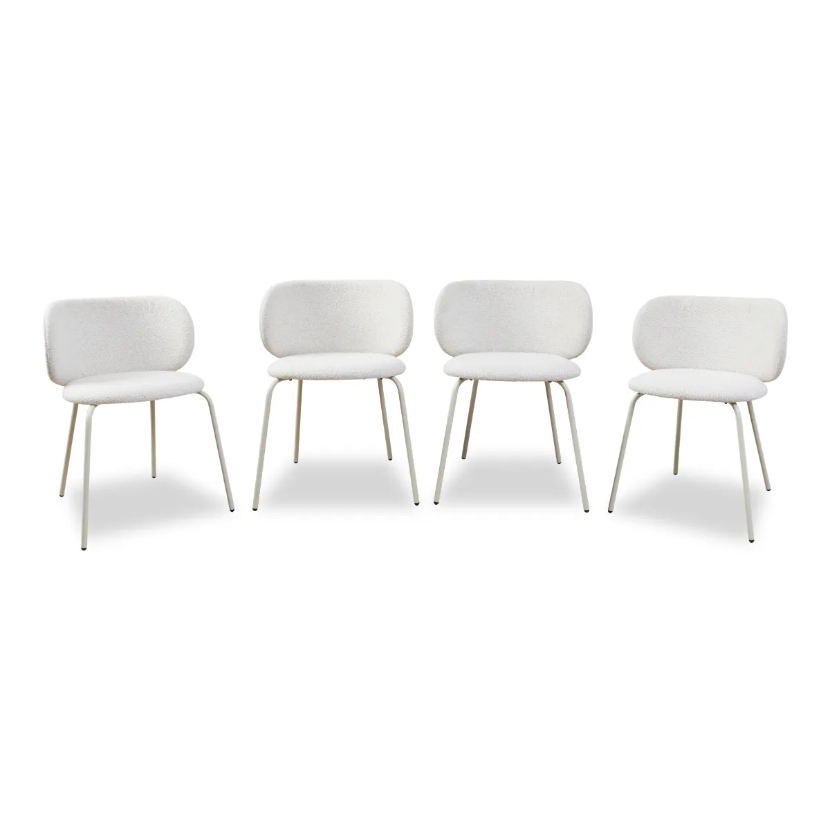Willa Dining Chair- Cream Set of Four Bundle Mocka