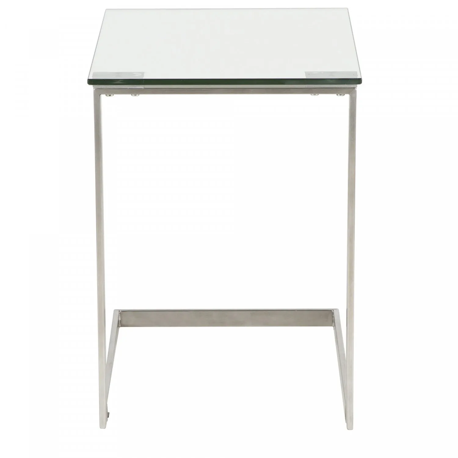 Zenn 15.75" Accent Table - Stainless Steel