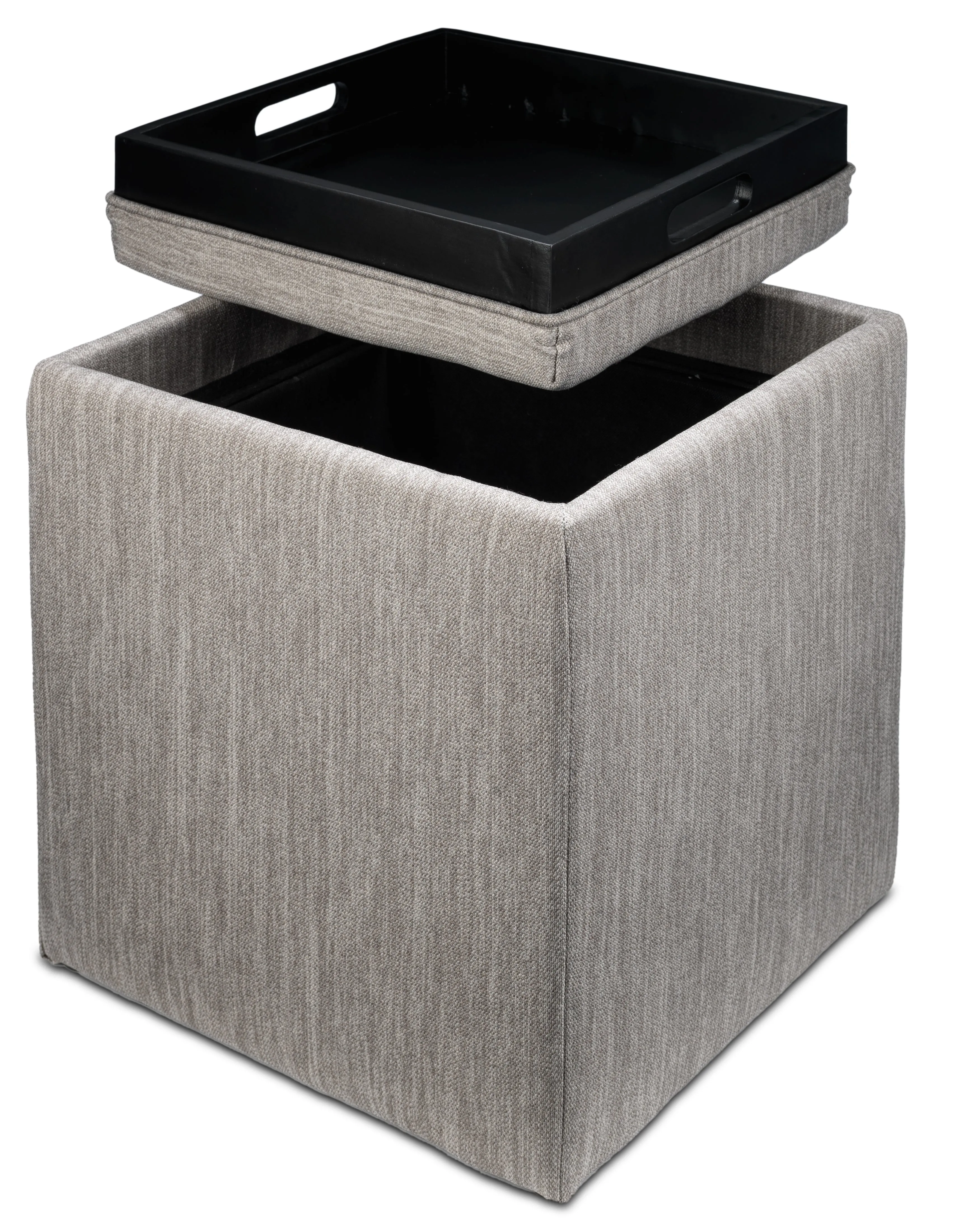 Zoey Ottoman - Grey